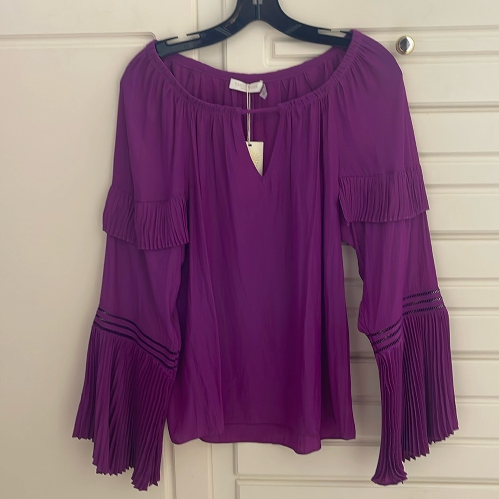 NWT Ramy Brook Flared Sleeve Blouse